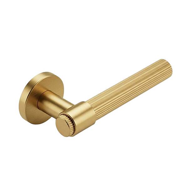 System Axel-L Rozetli Kapı Kolu Gold Branche Renk (HA212RO12 GB) - 1