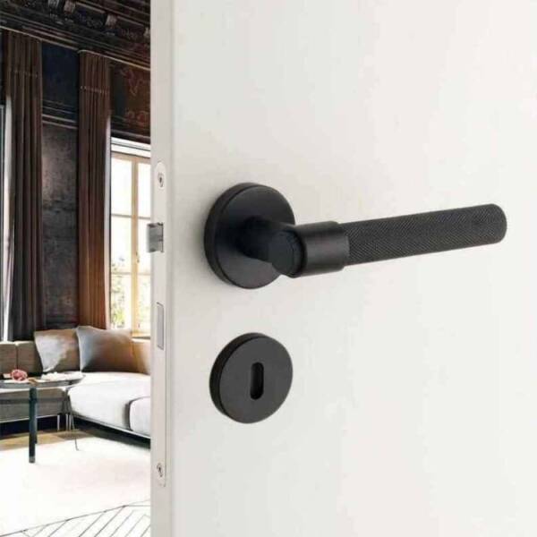 System Axel-T Kapı Kolu Siyah Renk (HA187TRO12 AL6) - 1