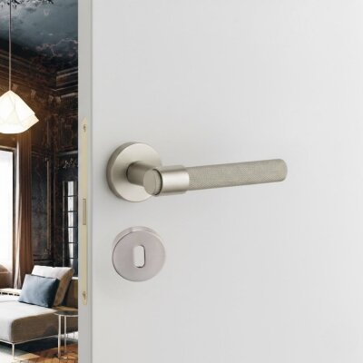 System Axel-T Kapı Kolu Nikel Saten (HA187TRO12 NBM-NBM/NB) - System