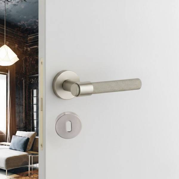 System Axel-T Kapı Kolu Nikel Saten (HA187TRO12 NBM-NBM/NB) - 1