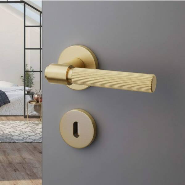 System Axes-L Kapı Kolu Mat Altın Renk (HA213RO12 BB) - 1