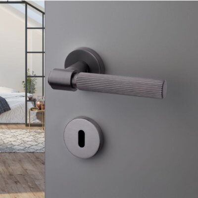 System Axes-L Kapı Kolu Füme Renk (HA213RO12 BBN) - System