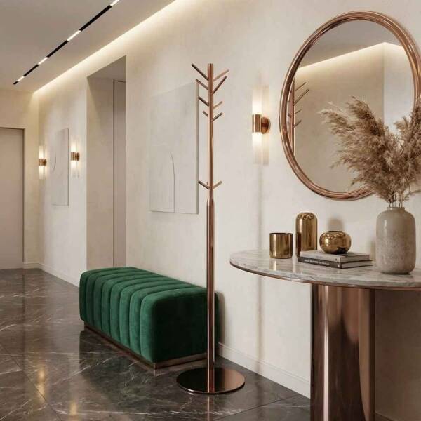 System Ayaklı Çoklu Askılık Rose Renk 178cm (BA5002 041 RS) - 1