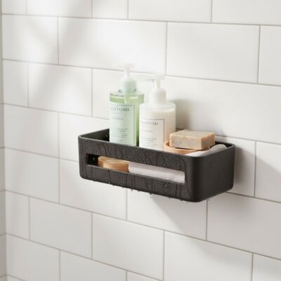 System Banyo Duş Raf Sistemi Siyah Renk (BA3020 043 R2) - System Banyo