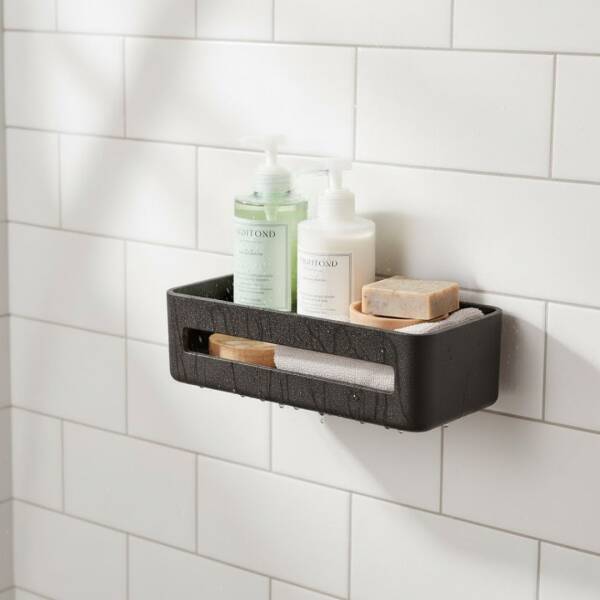 System Banyo Duş Raf Sistemi Siyah Renk (BA3020 043 R2) - 1