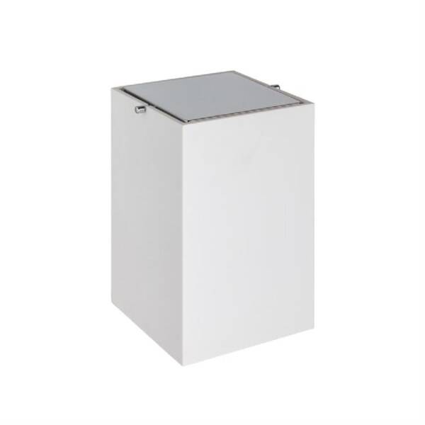 System Banyo Çöp Kovası 4 L Beyaz/Krom Renk (BA4037 030 R1-CR) - 1