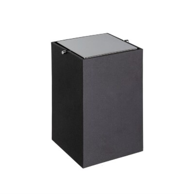 System Banyo Çöp Kovası 4 L Siyah/Krom Renk (BA4037 030 R2-CR) - System Banyo