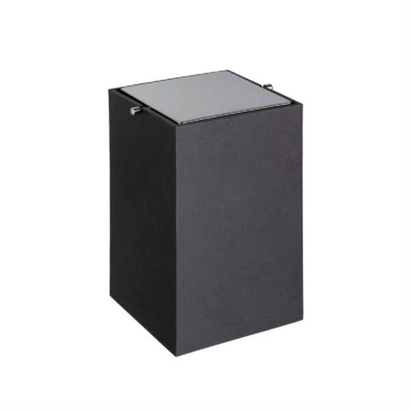 System Banyo Çöp Kovası 4 L Siyah/Krom Renk (BA4037 030 R2-CR) - 1