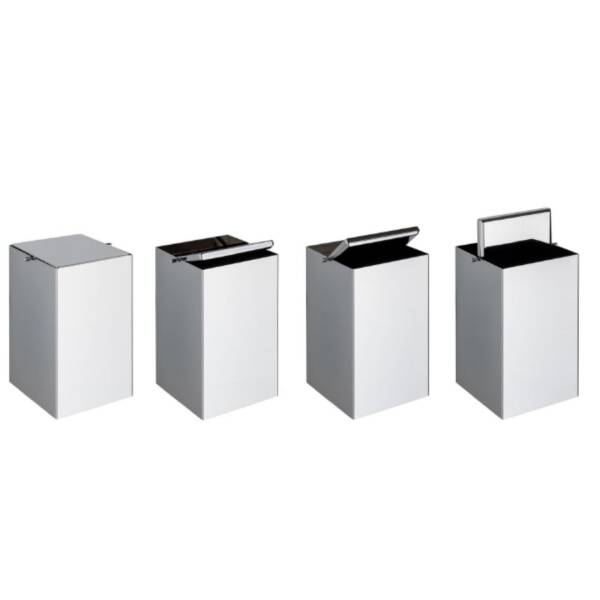 System Banyo Çöp Kovası 4 Lt Füme Antrasit Renk (BA4042 031 BBN-BBN) - 2