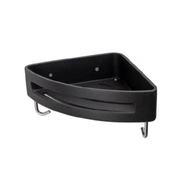 System Banyo Duş Raf Sistem Siyah/Krom Renk (BA3019 043 R2-CR) - 1