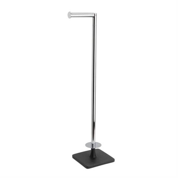 System Banyo Hareketli Yedek Kağıtlık Siyah/Krom Renk (BA4016 052 R2-CR) - 1