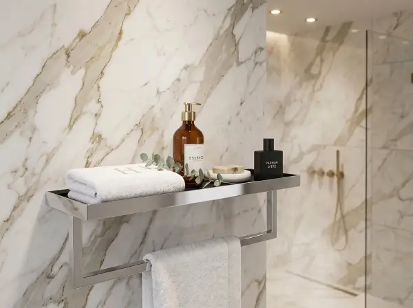 System Banyo Havlu Rafı Krom Renk (BA1039 039 CR) - 1