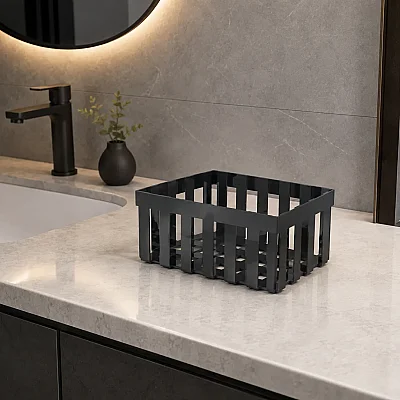 System Banyo Havluluk Tezgah Üstü Antrasit 94x120x200 mm (BA2023 051 BBN) - System Banyo (1)