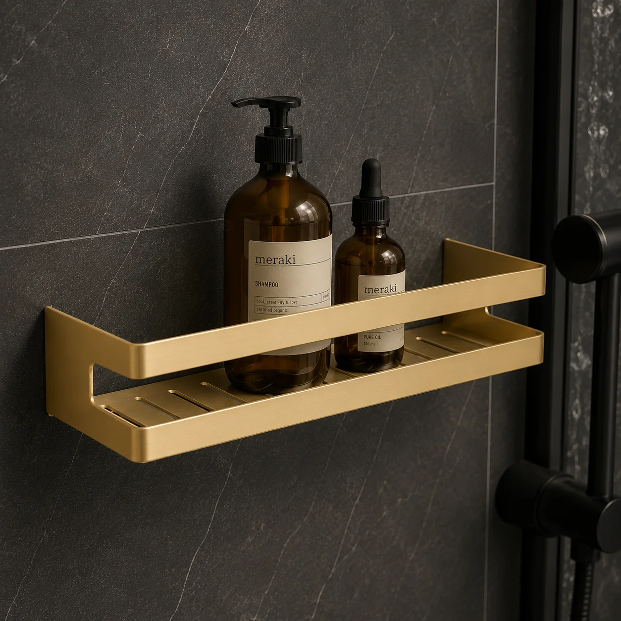 System Banyo Rafı Gold Branch Renk (BA3001 043 GB) - 1