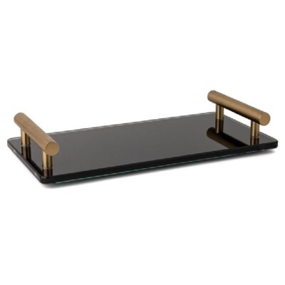 System Banyo Tepsisi Cam/Gold Branch Renk (BA2016 037 C2-GB) - 1