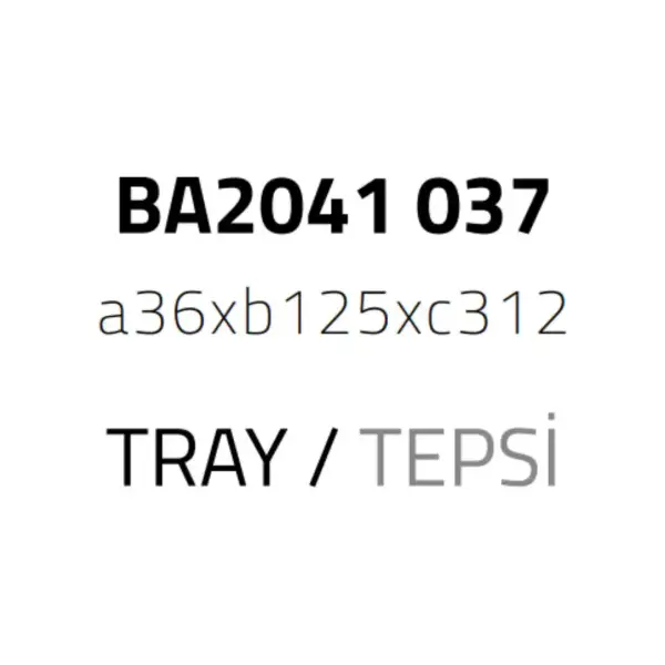 System Banyo Tepsisi Cam/Krom Renk (BA2041 037 C1-CR) - 2