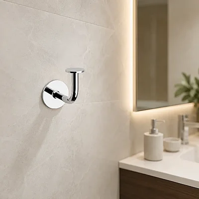 System Bobo Duvara Monte Yapışkanlı Askılık Krom Renk (BA1021 019 CR) - 4