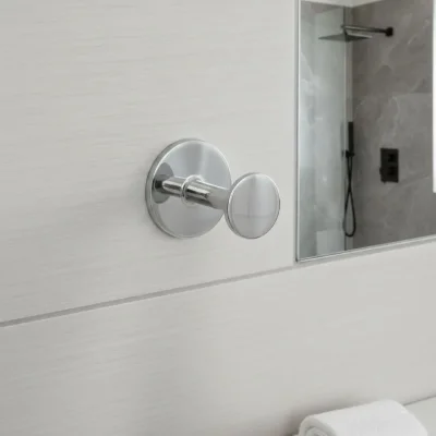 System Bobo Duvara Monte Yapışkanlı Askılık Krom Renk (BA1021 001 CR) - 1