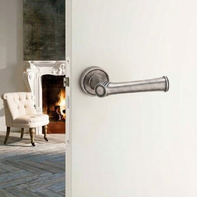 System Bolıvıa Kapı Kolu Antik Gümüş Renk (HA166RO14 OSM) - System