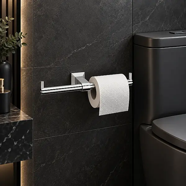 System Bowline İkili Tuvalet Kağıtlığı Krom Renk (BA1001 013 CR) - 1