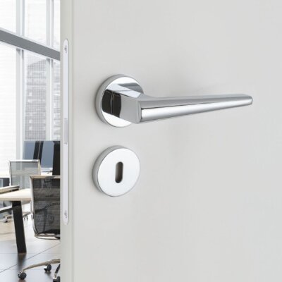 System Butto Kapı Kolu Krom (HA169RO12 CR) - System