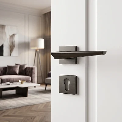 System Carme Kapı Kolu Füme Renk (HA240RO11 BBN) - 1