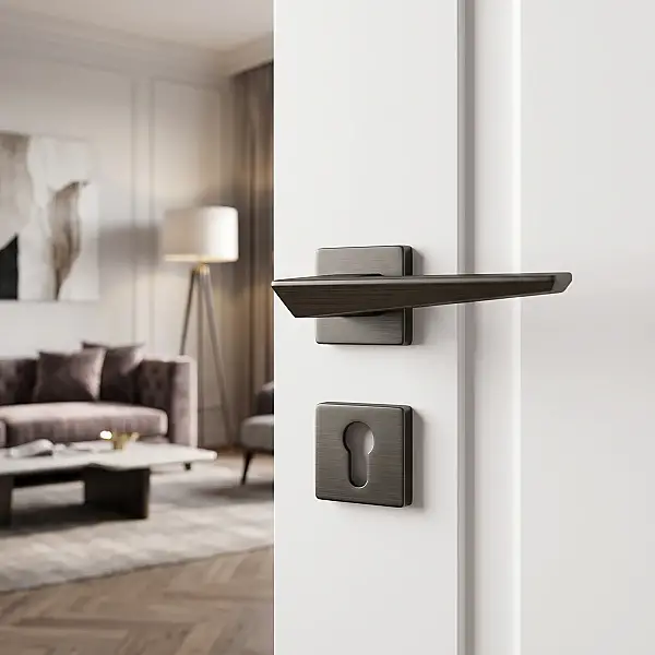 System Carme Kapı Kolu Füme Renk (HA240RO11 BBN) - 1