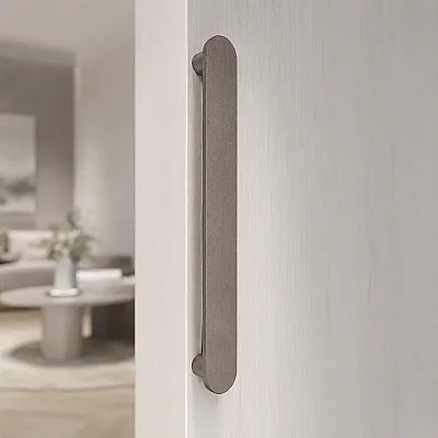 System Çekme Kapı Kolu Fırçalı Bronz Renk Kol 192mm (PH9404 0192 ELX3) - 1