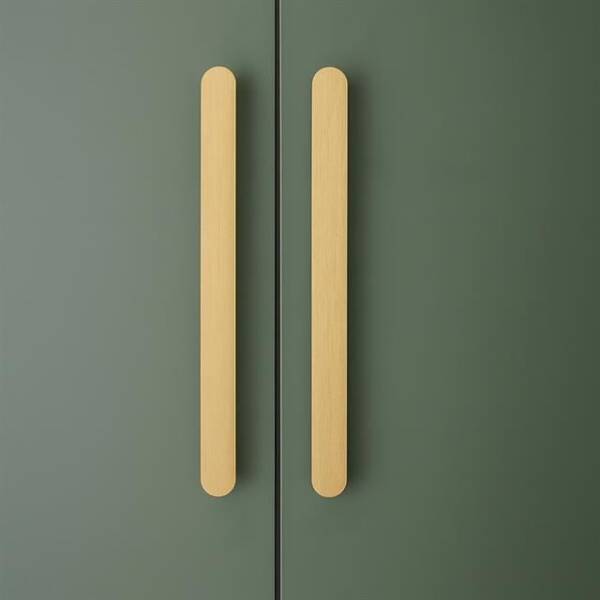 System Çekme Kapı Kolu Fırçalı Mat Altın Renk Kol 192mm (PH9404 0192 ELX5) - 1