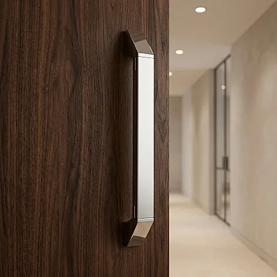 System Çekme Kapı Kolu Nikel Krom 300mm (PH9540 0300 CR-CR) - 1