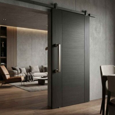 System Çekme Kapı Kolu Saten Renk Kol 192mm (PH9402 0192 NBM) - System