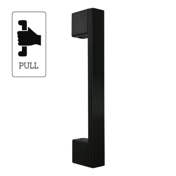 System Çekme Kapı Kolu Siyah Kol 200mm (PH9550 0200 AL6-AL6) - 1
