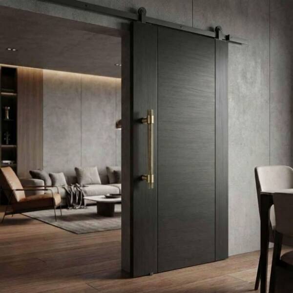 System 9721 Çekme Kapı Kolu Antik Renk Kol 190mm (PH9721 0190 ABM-ABM) - 1