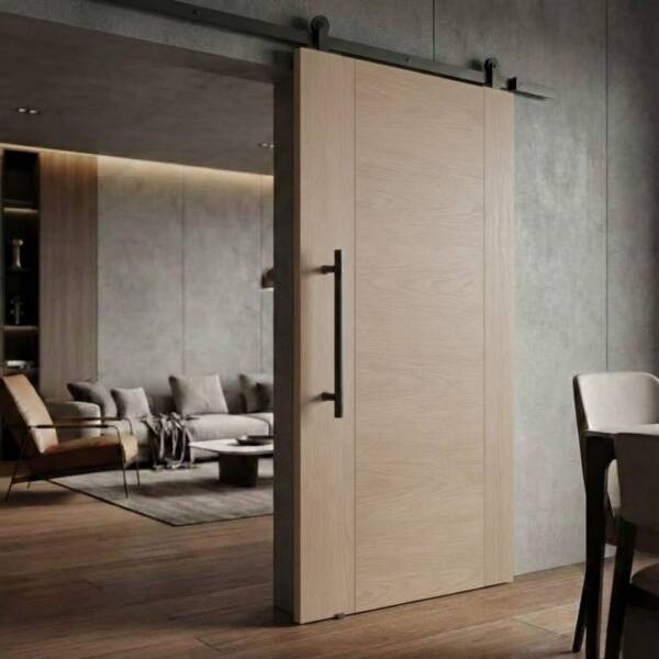 System 9721 Çekme Kapı Kolu Füme Kol 190mm (PH9721 0190 BBN-BBN) - 1