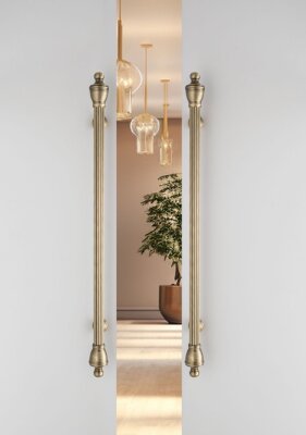 System Çekme Kapı Kolu Gold/Altın Renk Kol 220mm (PH9656 0220 GL-GL-GL) - System