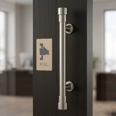 System 9690 Çekme Kolu Nikel Saten Renk Kol 220mm (PH9690 0220 NB-NB-NB) - System