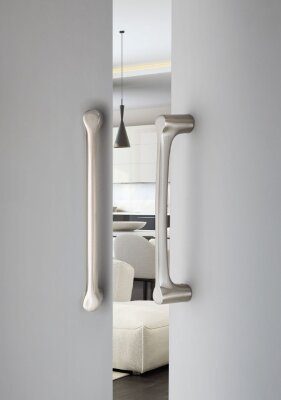 System Çekme Kapı Kolu Nikel Saten Kol 250mm (PH9580 0250 NB) - System