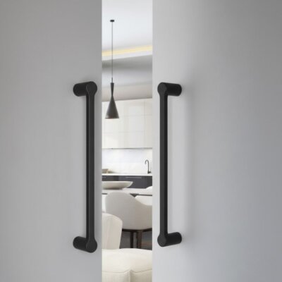 System Çekme Kapı Kolu Siyah Renk Kol 250mm (PH9580 0250 AL6) - System