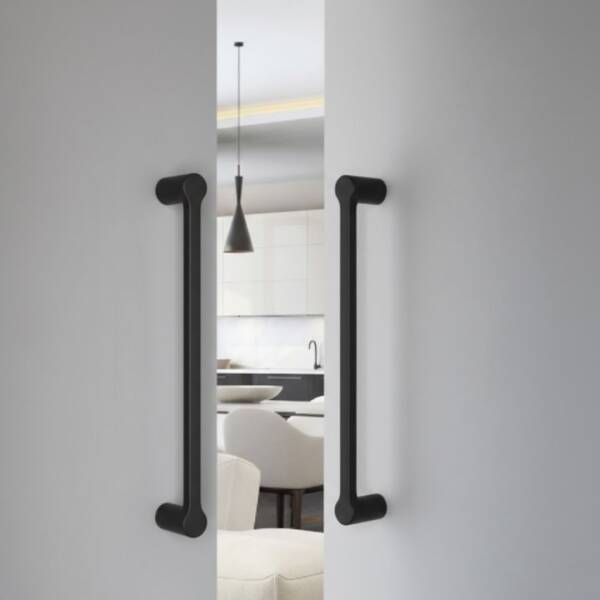 System Çekme Kapı Kolu Siyah Renk Kol 250mm (PH9580 0250 AL6) - 1