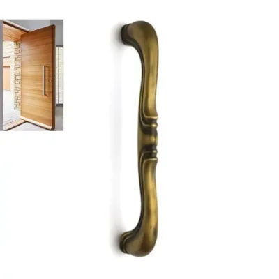 System Çekme Kapı Kolu Antik Sarı Renk Kol 280mm (PH9560 0280 ABM) - 2