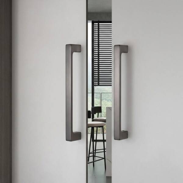 System Çekme Kapı Kolu Füme Renk Kol 280mm (PH9585 0280 BBN) - 1