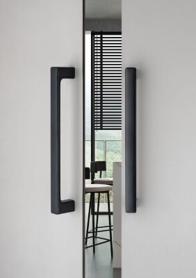 System Çekme Kapı Kolu Siyah Kol 280mm (PH9585 0280 AL6) - System