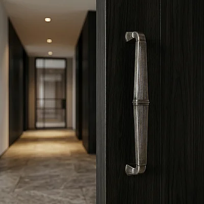 System Çekme Kapı Kolu Antik Gümüş Renk Kol 300mm (PH9555 0300 OSM) - 1