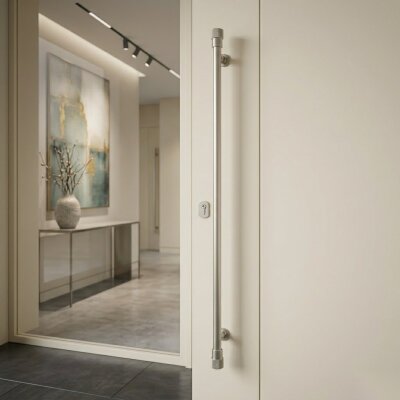 System 9690 Çekme Kolu Nikel Saten Kol 500mm (PH9690 0500 NB-NB-NB) - System