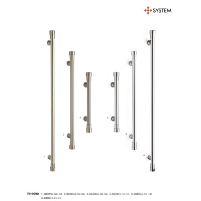 System 9690 Çekme Kolu Krom Kol 500mm (PH9690 0500 CR-CR-CR) - 4