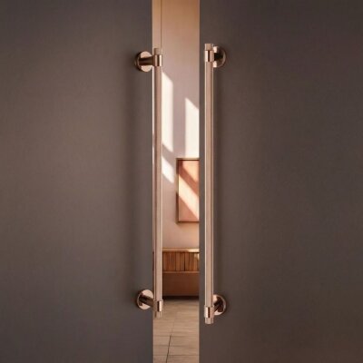 System Çekme Kapı Kolu Rose Renk Kol 600mm (PH9630 0600 RS-RS-RS) - System