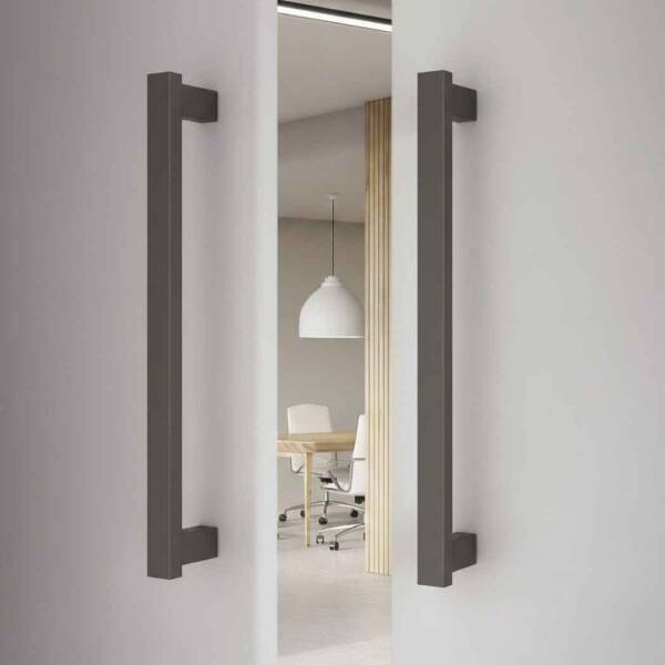 System Çekme Kapı Kolu Füme Kol 200mm Seri Sonu (PH9550 0200 BBN-BBN) - 6