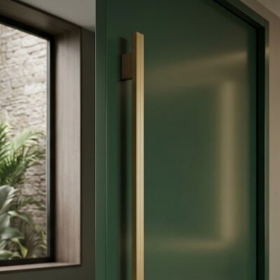 System Çekme Kol 890mm Fırçalı Mat Altın (PH9781 0890 ELX5-ELX5) - System