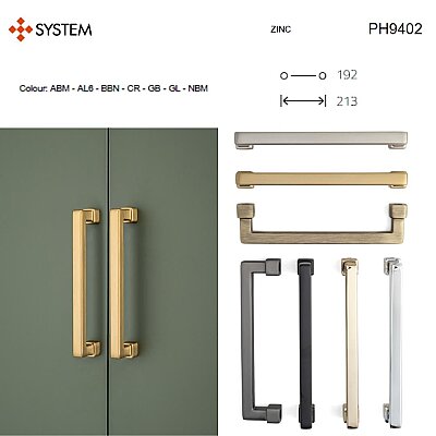 System Çekme Kol Fırçalı Altın 192mm (PH9402 0192 GB) - 3