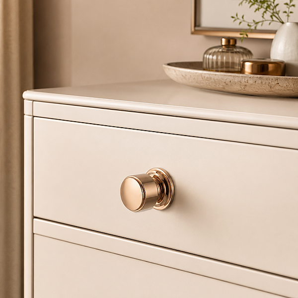 System Mobilya Kulp Tabanı Rose Renk 42mm (SY0100 0042 RS) - 1